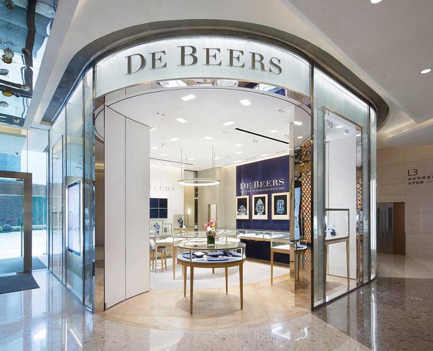 De Beers architectural glass project